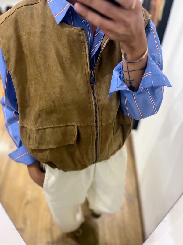 Gilet sans manche intemporel