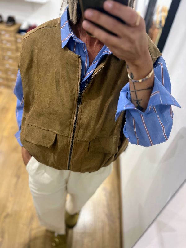 Gilet sans manche intemporel