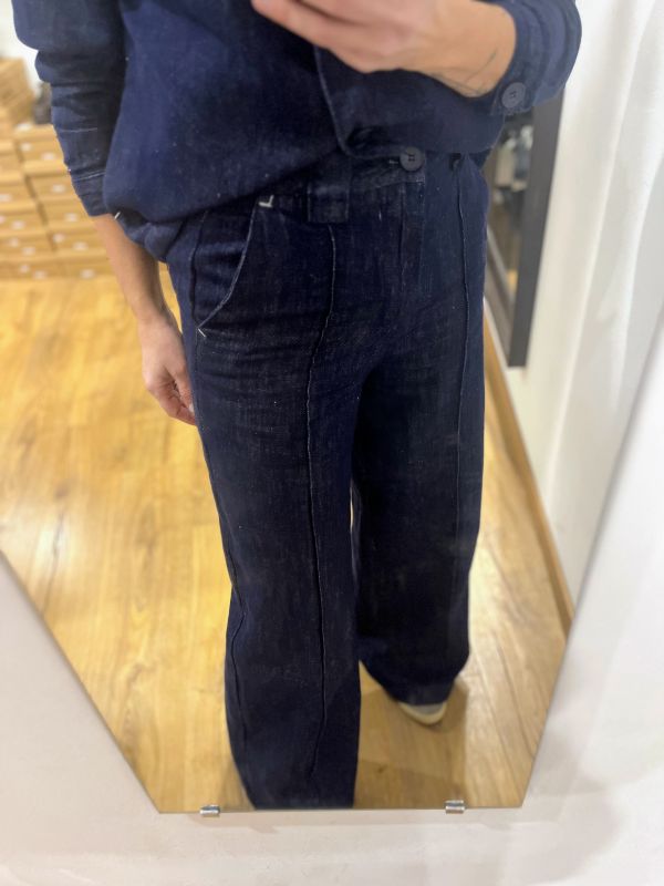 Jean large marine