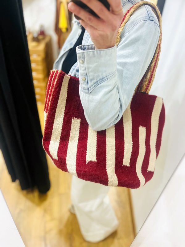 Sac bordeaux femme