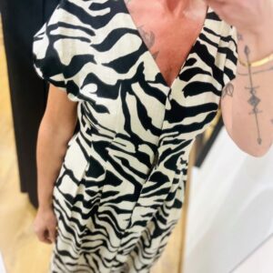 Robe blanche animal