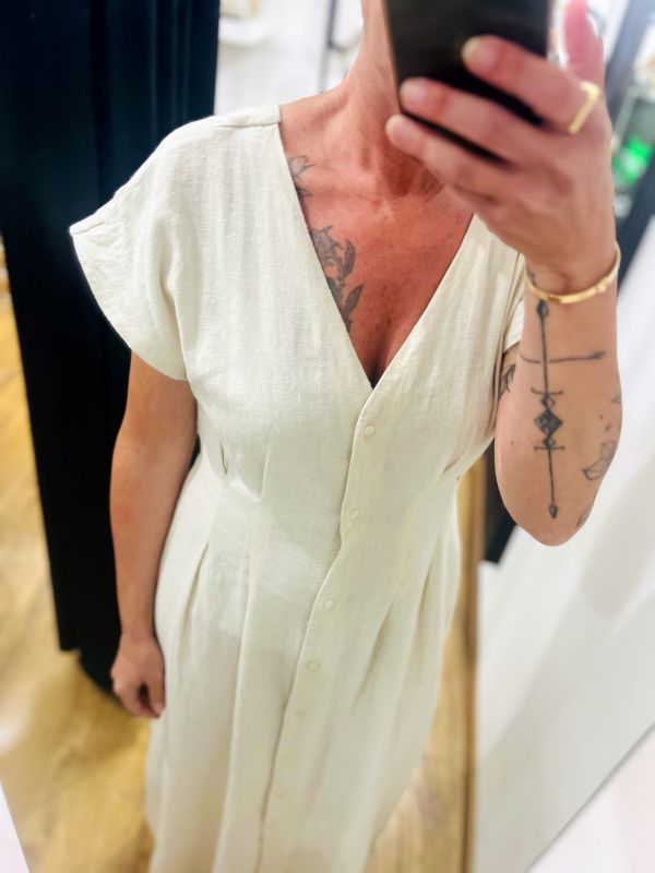 Robe écru