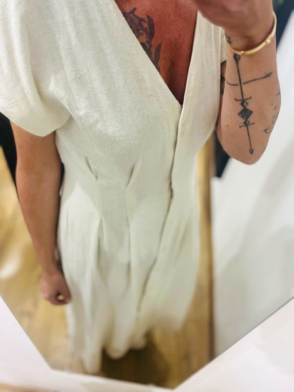 Robe écru