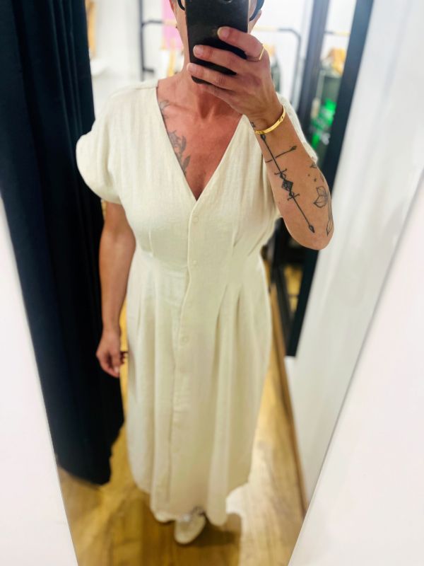Robe écru