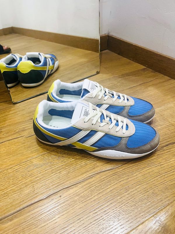 Basket femme bleu