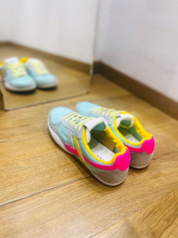 Basket femme multicolor