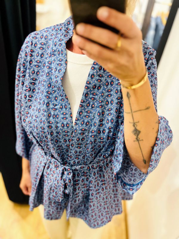 Kimono bleu ciel