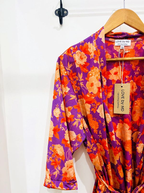 Kimono corail