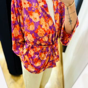 Kimono corail