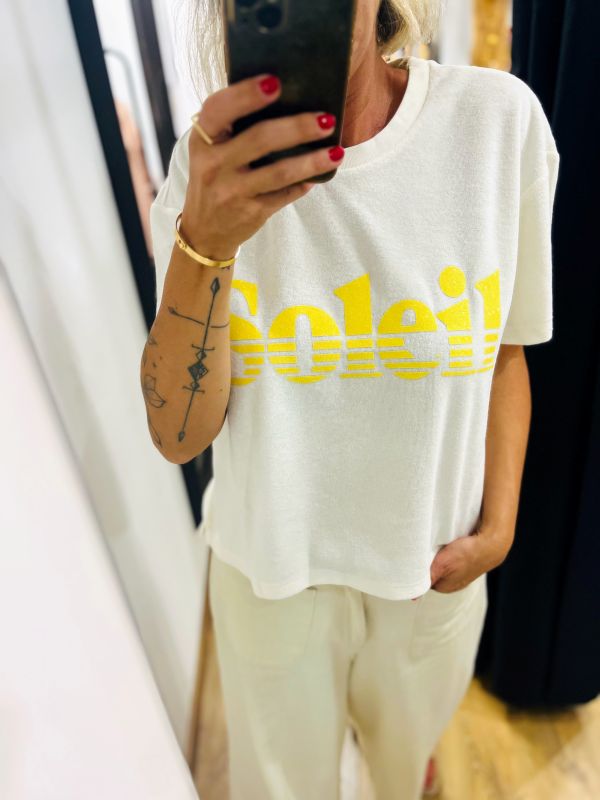 Tee-shirt Eponge écru