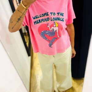 Tee-Shirt Eponge rose