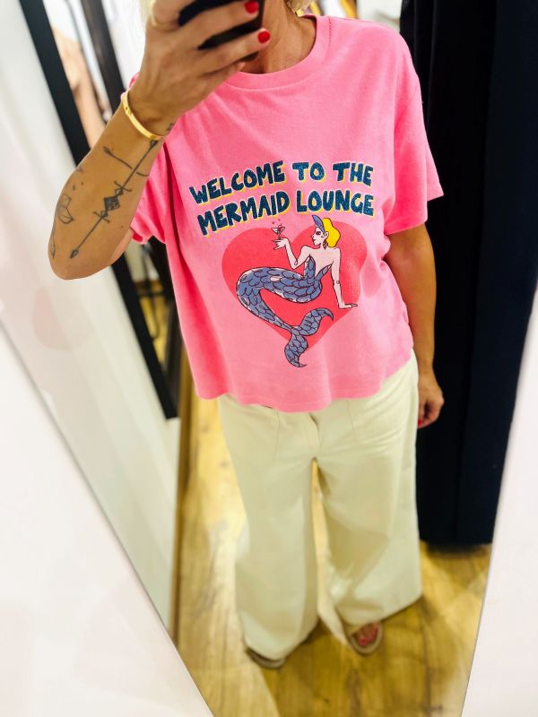 Tee-Shirt Eponge rose